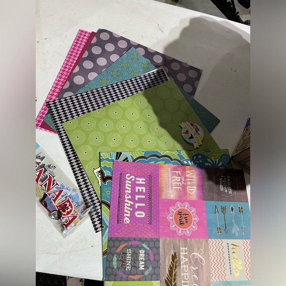 SCRAPBOOK MATERIAL LOT - Picture 5 of 5